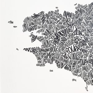 Affiche bretagne les petits plans linatelier