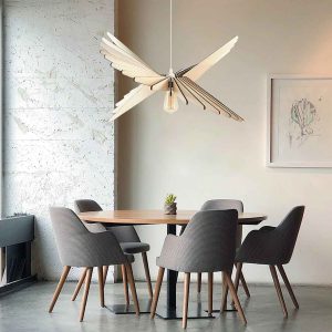 suspension en bois albatros