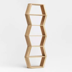 bibliothèque en bois massif