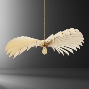 Suspension en bois design