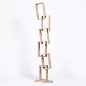 bibliothèque design en chêne massif