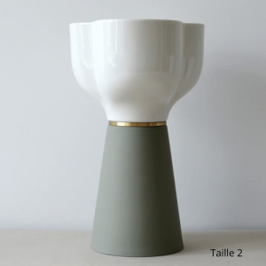 Lampe à poser en porcelaine