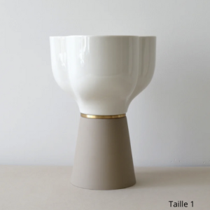 Lampe à poser en porcelaine