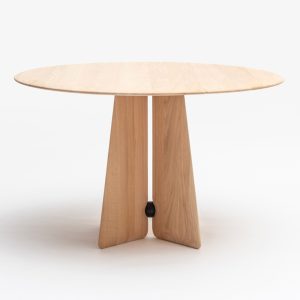 Table ronde en chêne