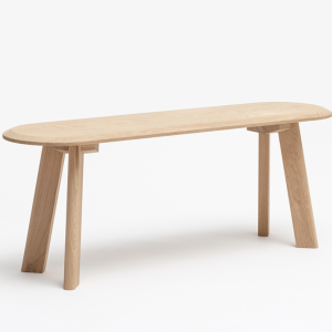 banc en chêne massif