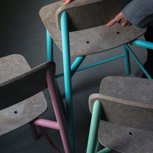 Chaise haute colorée - Ella